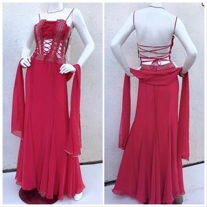 Jasz Couture Evening Prom Red Carpet Dress